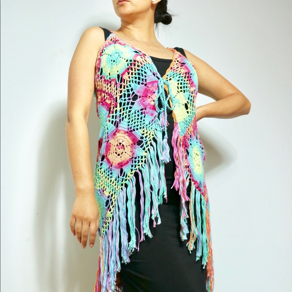 Crochet vest